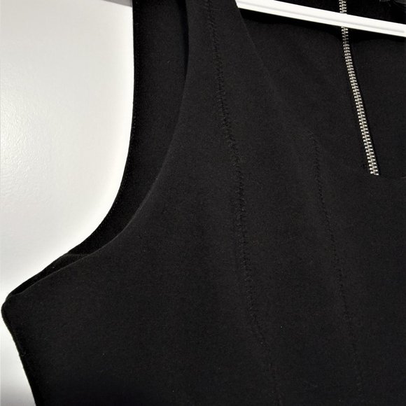 J. Crew Ruched Dress Black - Picture 2 of 6